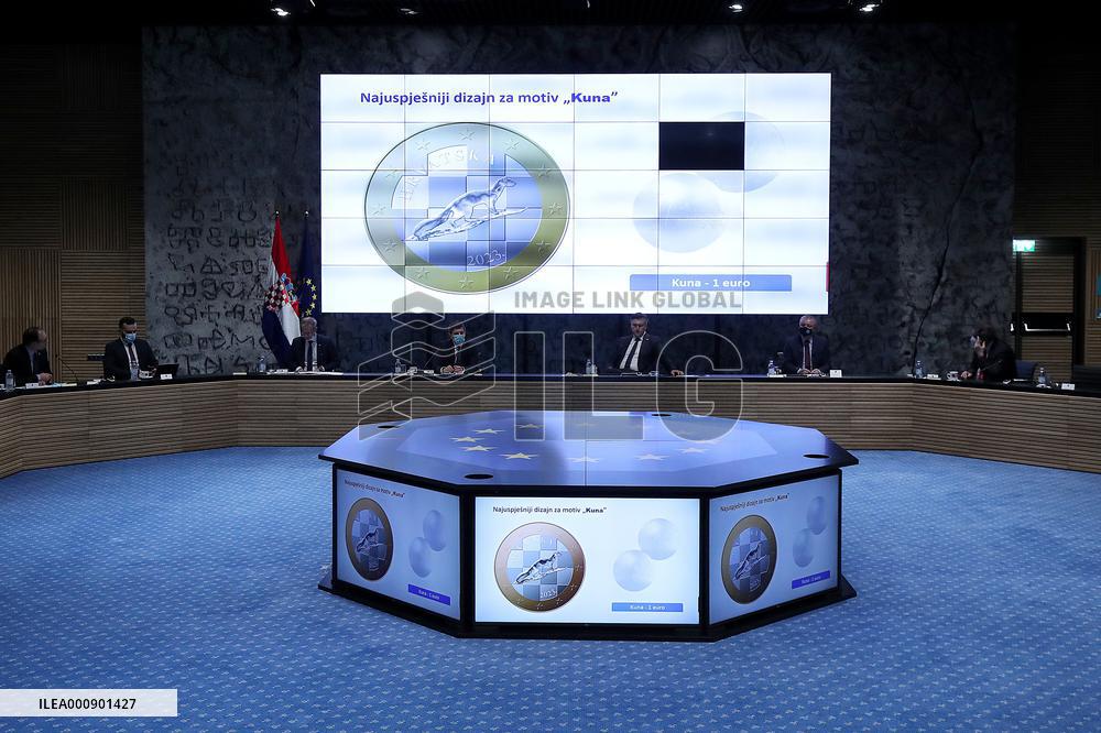 CROATIA-ZAGREB-APPROVED DESIGN-EURO COINS