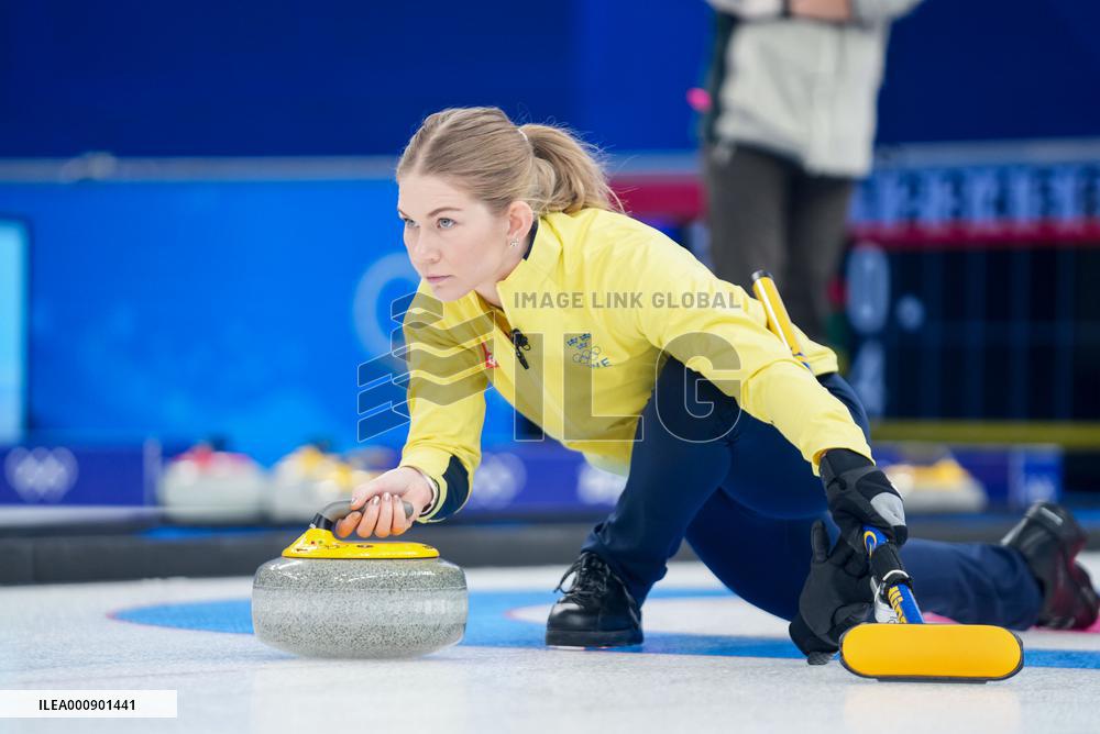 (BEIJING2022)CHINA-BEIJING-OLYMPIC WINTER GAMES-CURLING-MIXED DOUBLES-SWEDEN VS SWITZERLAND (CN)
