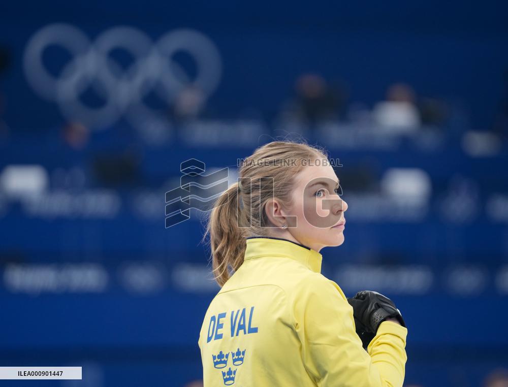 (XHTP)(BEIJING2022)CHINA-BEIJING-OLYMPIC WINTER GAMES-CURLING-MIXED DOUBLES-SWEDEN VS SWITZERLAND (CN)