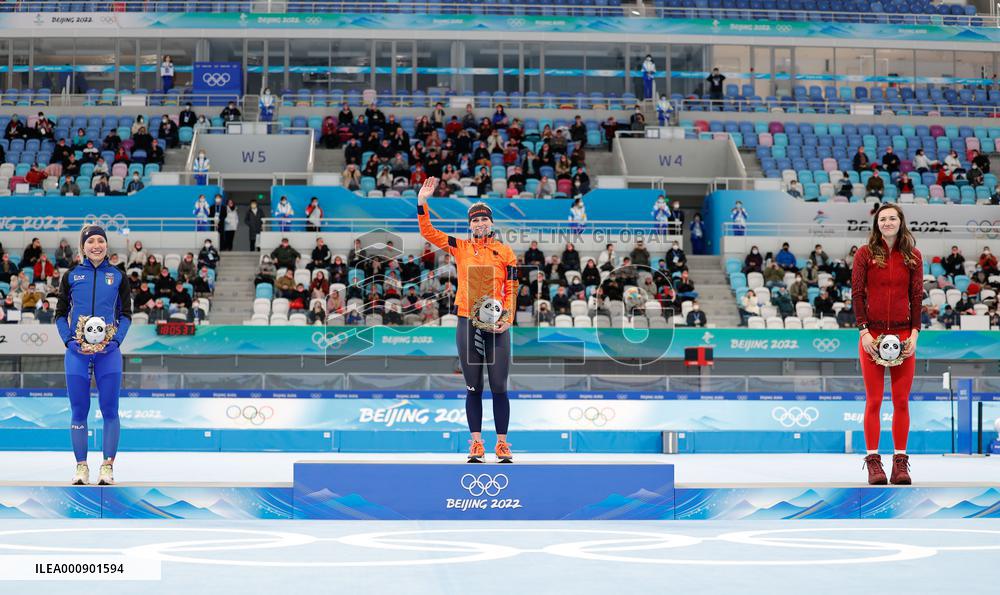 (BEIJING2022)CHINA-BEIJING-OLYMPIC WINTER GAMES-SPEED SKATING-WOMEN'S 3,000M-FINAL (CN)