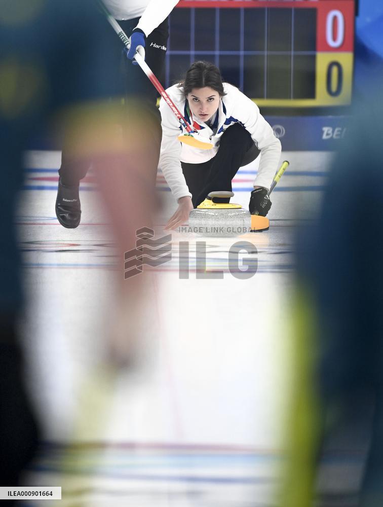 (BEIJING2022)CHINA-BEIJING-OLYMPIC WINTER GAMES-CURLING-MIXED DOUBLES-GREAT BRITAIN VS CZECH PEPUBLIC (CN)