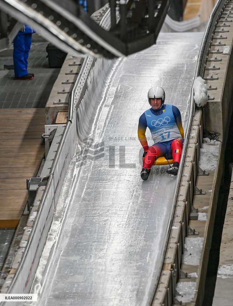 (BEIJING2022)CHINA-BEIJING-YANQING-OLYMPIC WINTER GAMES-LUGE-MEN'S SINGLES (CN)
