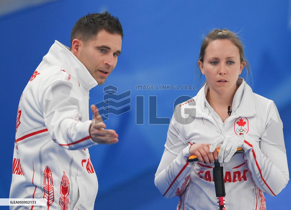 (BEIJING2022)CHINA-BEIJING-WINTER OLYMPIC GAMES-CURLING-MIXED DOUBLES-U.S. VS CANADA (CN)