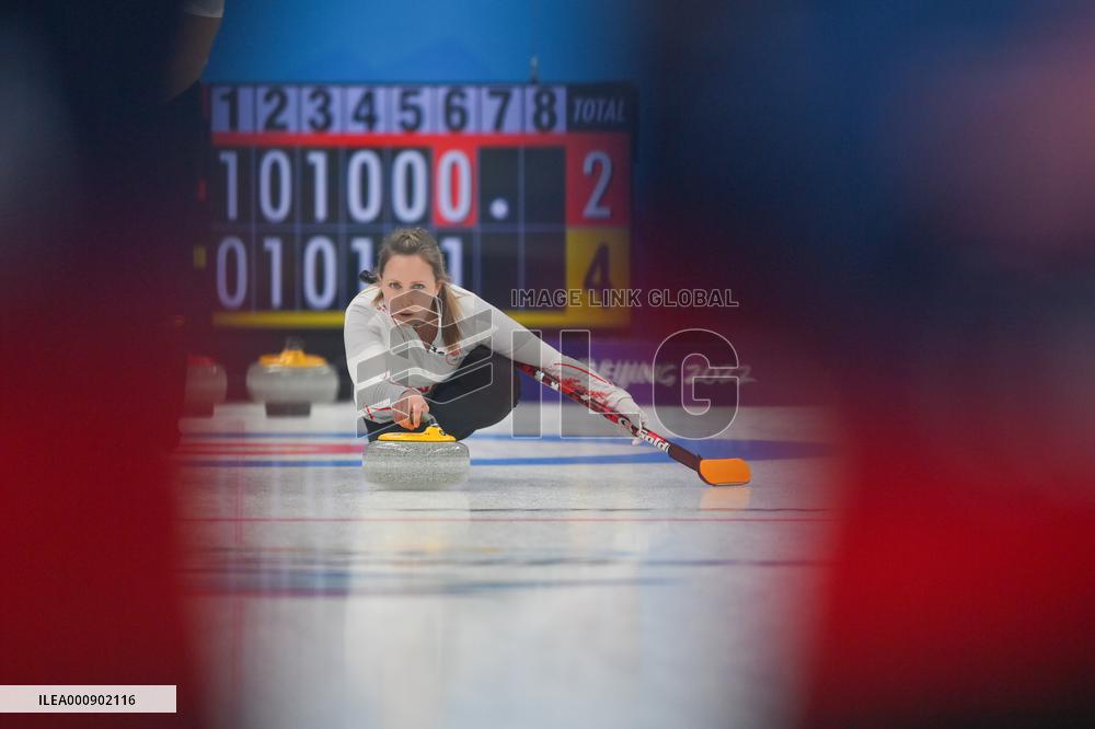 (BEIJING2022)CHINA-BEIJING-WINTER OLYMPIC GAMES-CURLING-MIXED DOUBLES-U.S. VS CANADA (CN)