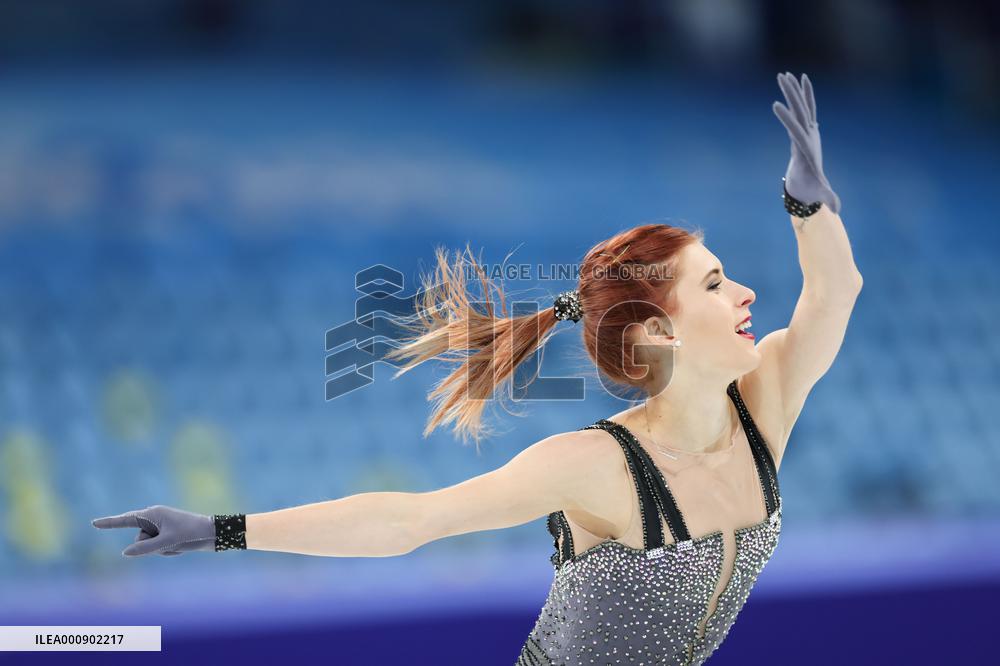 (BEIJING2022)CHINA-BEIJING-OLYMPIC WINTER GAMES-FIGURE SKATING-TEAM EVENT-WOMEN SINGLE SKATING-SHORT PROGRAM (.....