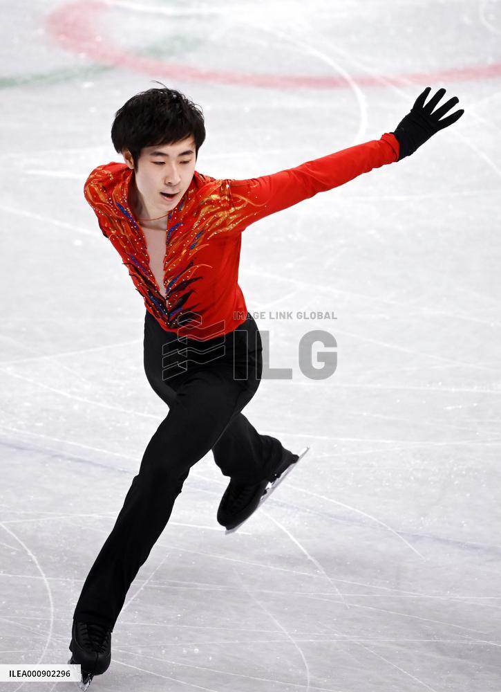 (XHTP)(BEIJING2022)CHINA-BEIJING-OLYMPIC WINTER GAMES-FIGURE SKATING-TEAM EVENT-MEN SINGLE SKATING-FREE SKATIN.....