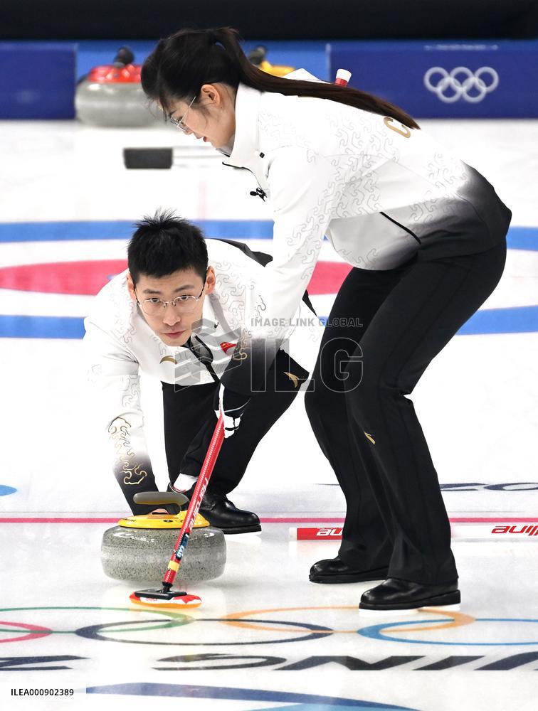 (BEIJING2022)CHINA-BEIJING-WINTER OLYMPIC GAMES-CURLING-MIXED DOUBLES (CN)