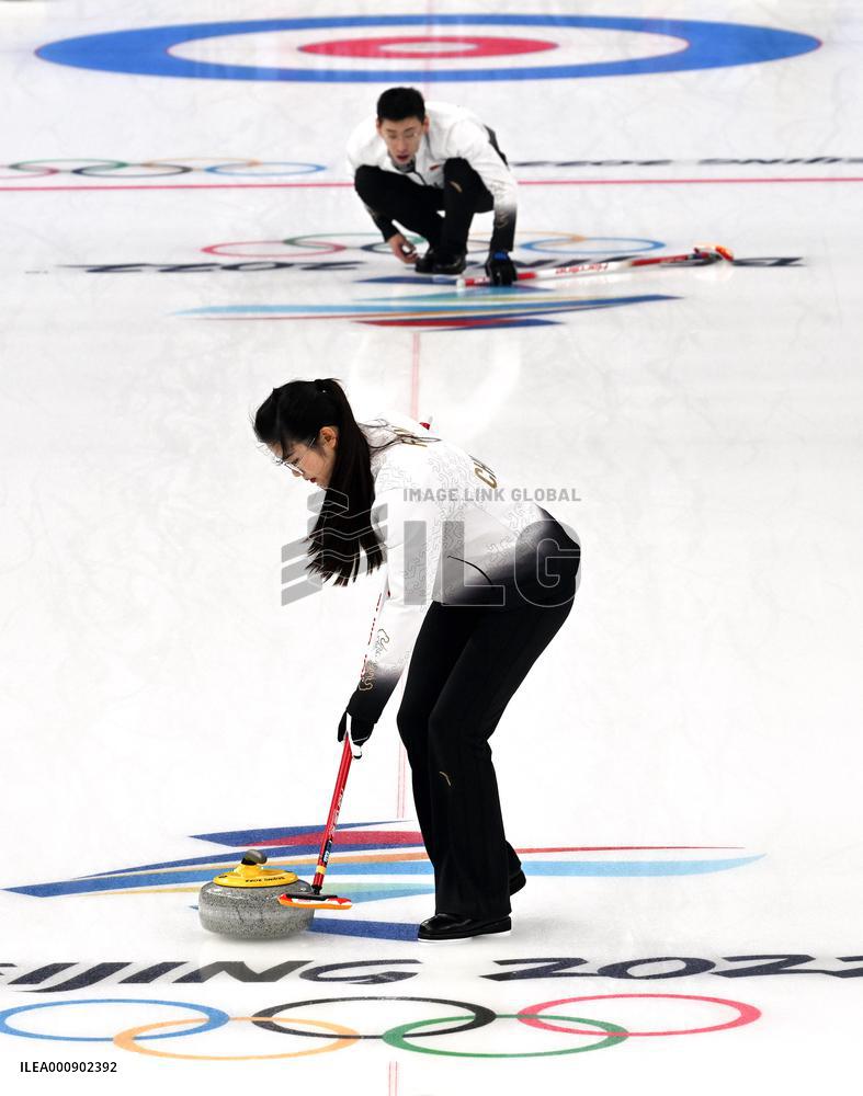 (BEIJING2022)CHINA-BEIJING-WINTER OLYMPIC GAMES-CURLING-MIXED DOUBLES (CN)