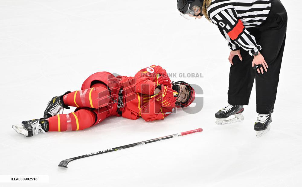 (BEIJING2022)CHINA-BEIJING-OLYMPIC WINTER GAMES-ICE HOCKEY-WOMEN'S PRELIMINARY-CHINA VS JAPAN