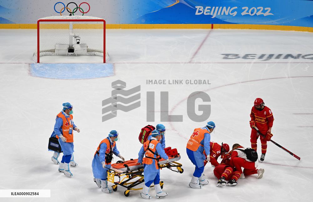 (BEIJING2022)CHINA-BEIJING-OLYMPIC WINTER GAMES-ICE HOCKEY-WOMEN'S PRELIMINARY-CHINA VS JAPAN