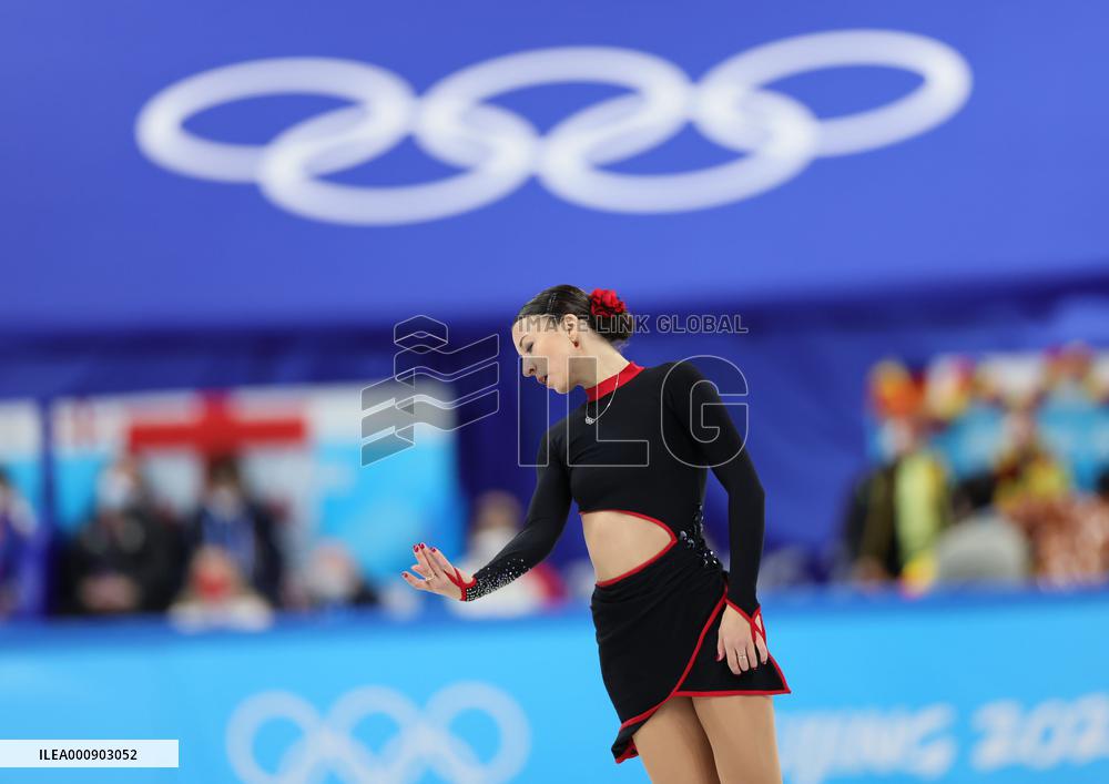 (XHTP)(BEIJING2022)CHINA-BEIJING-OLYMPIC WINTER GAMES-FIGURE SKATING-TEAM EVENT-WOMEN SINGLE SKATING-SHORT PRO.....