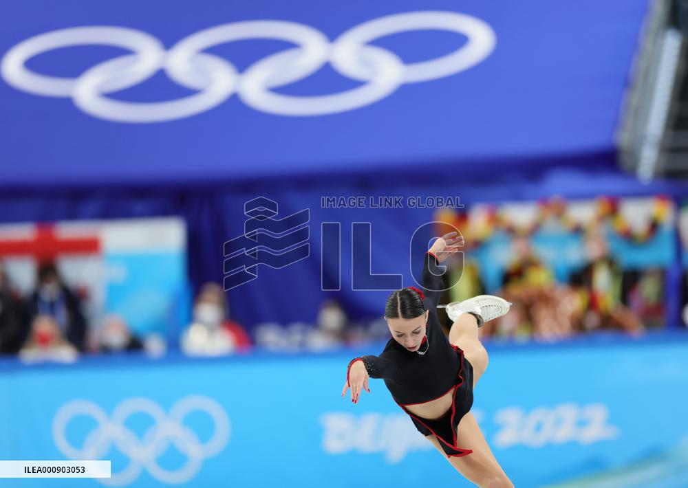 (BEIJING2022)CHINA-BEIJING-OLYMPIC WINTER GAMES-FIGURE SKATING-TEAM EVENT-WOMEN SINGLE SKATING-SHORT PROGRAM (.....
