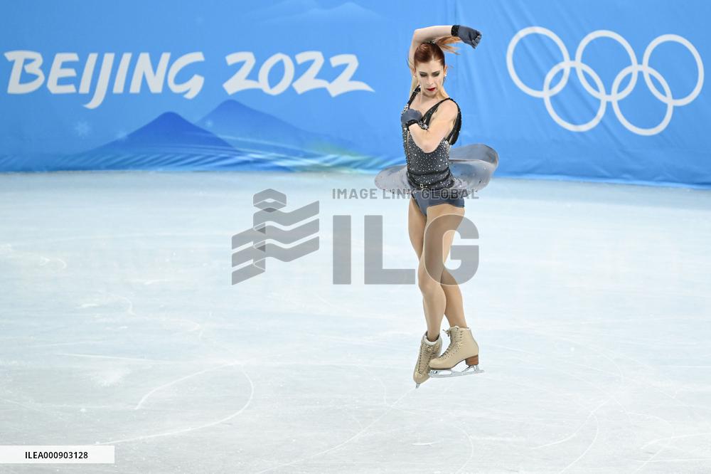 (XHTP)(BEIJING2022)CHINA-BEIJING-OLYMPIC WINTER GAMES-FIGURE SKATING-TEAM EVENT-WOMEN SINGLE SKATING-SHORT PRO.....