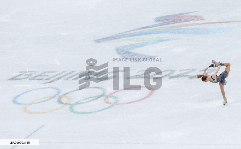 (XHTP)(BEIJING2022)CHINA-BEIJING-OLYMPIC WINTER GAMES-FIGURE SKATING-TEAM EVENT-WOMEN SINGLE SKATING-SHORT PRO.....