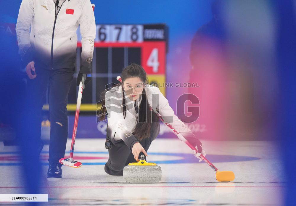 (XHTP)(BEIJING2022)CHINA-BEIJING-WINTER OLYMPIC GAMES-CURLING-MIXED DOUBLES