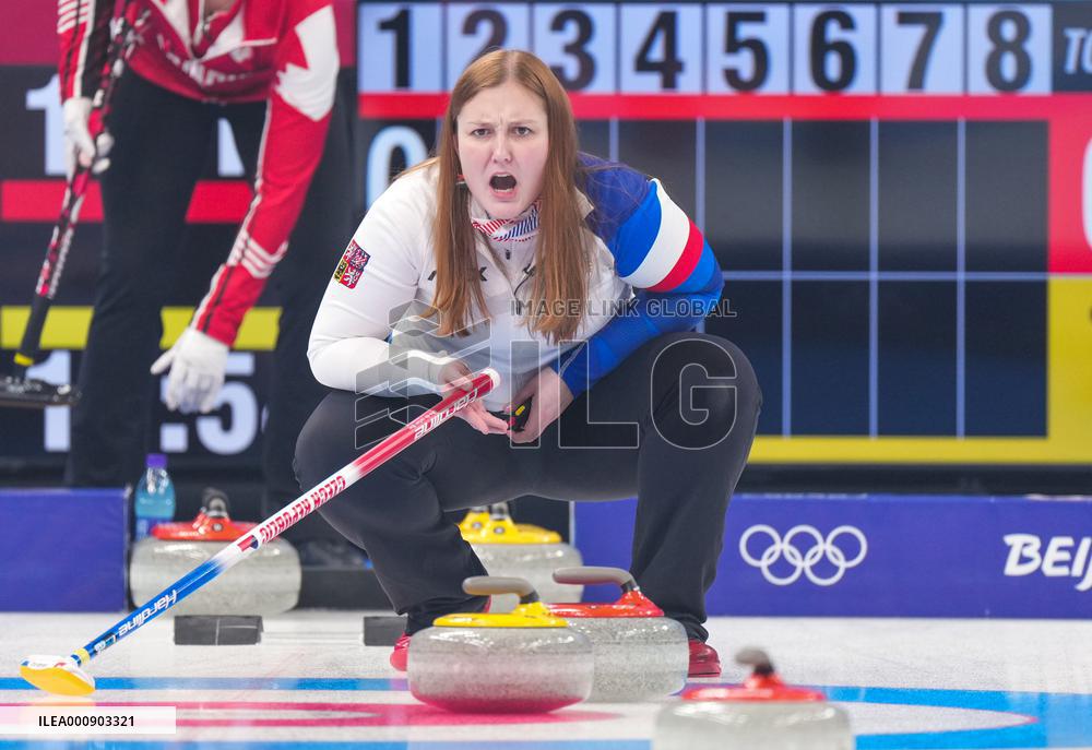 (BEIJING2022)CHINA-BEIJING-WINTER OLYMPIC GAMES-CURLING-MIXED DOUBLES-CANADA VS CZECH (CN)