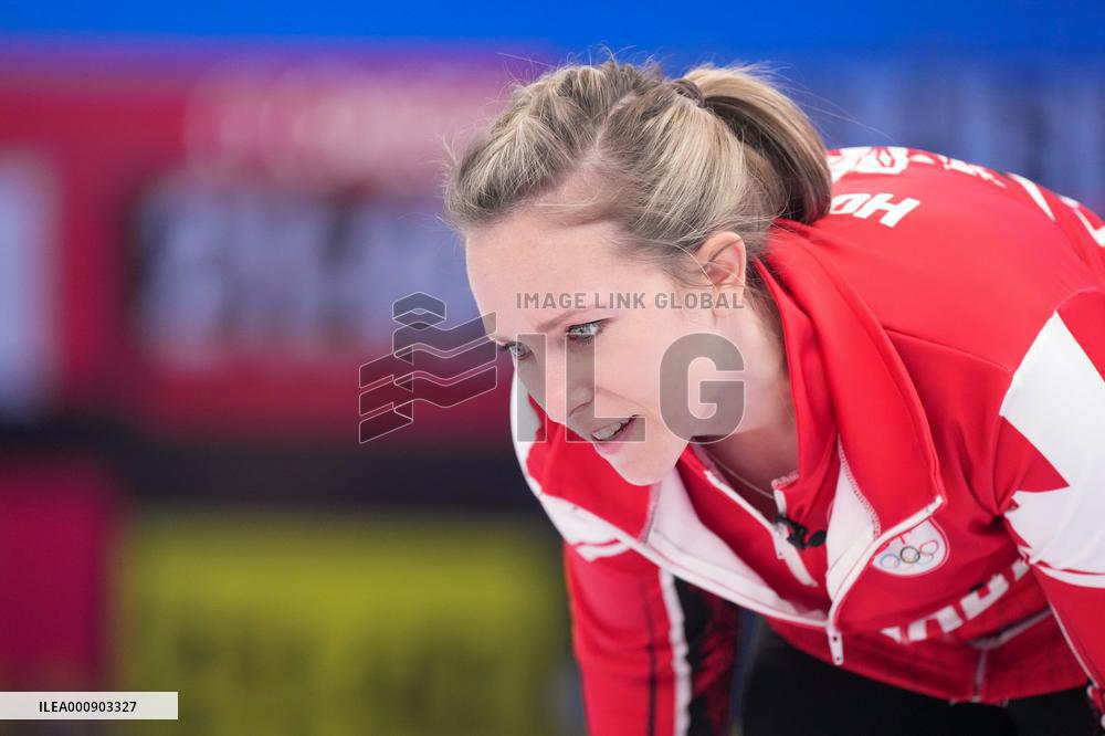 (BEIJING2022)CHINA-BEIJING-WINTER OLYMPIC GAMES-CURLING-MIXED DOUBLES-CANADA VS CZECH (CN)