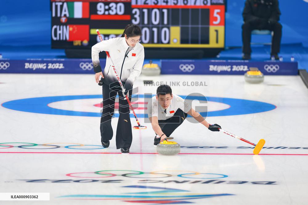 (BEIJING2022)CHINA-BEIJING-WINTER OLYMPIC GAMES-CURLING-MIXED DOUBLES (CN)