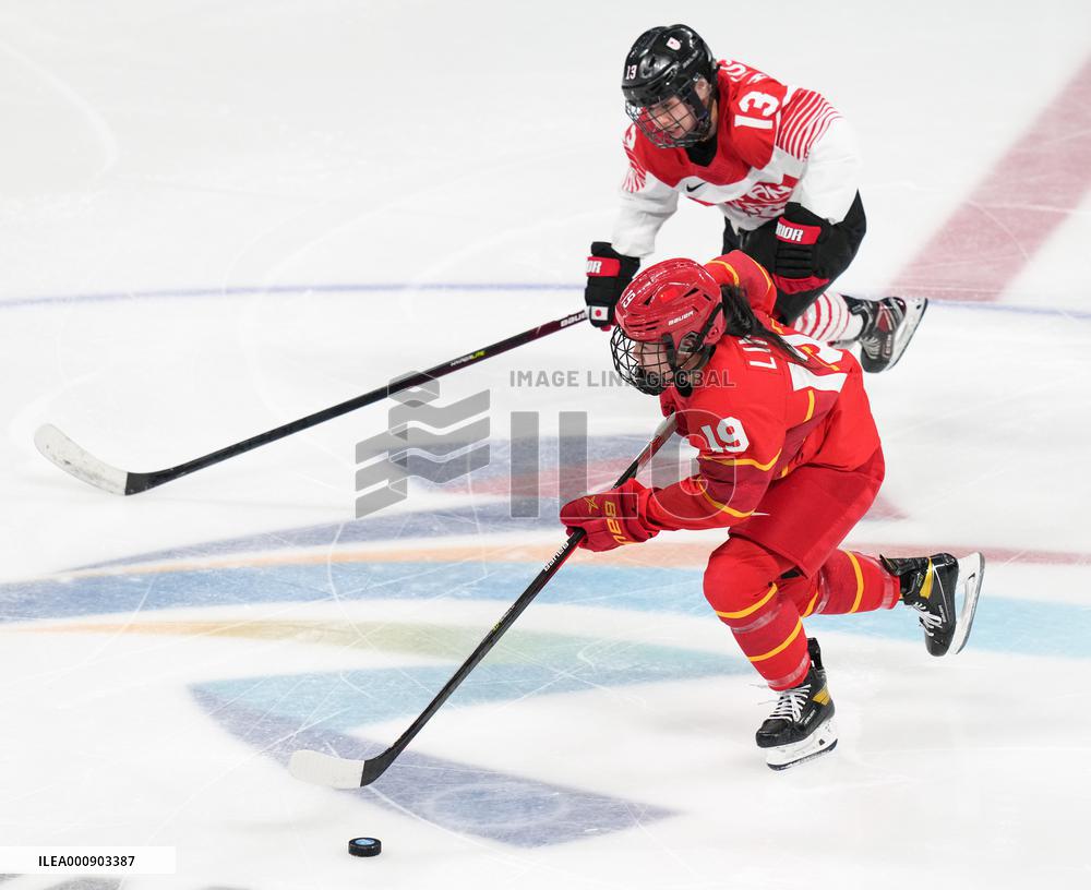 (BEIJING2022)CHINA-BEIJING-OLYMPIC WINTER GAMES-ICE HOCKEY-WOMEN'S PRELIMINARY-CHINA VS JAPAN
