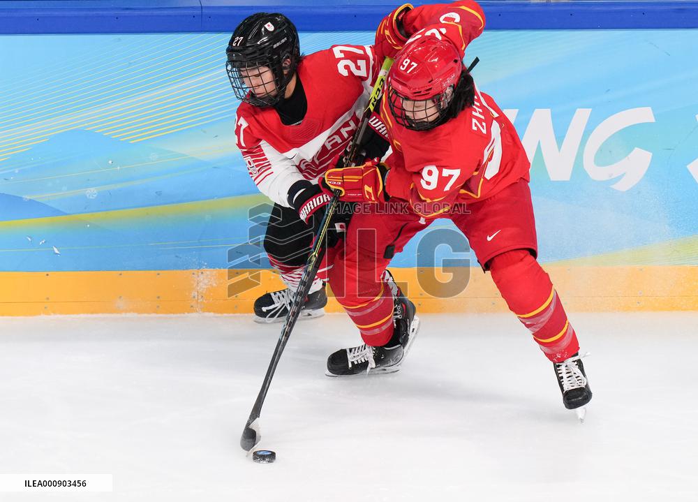 (BEIJING2022)CHINA-BEIJING-OLYMPIC WINTER GAMES-ICE HOCKEY-WOMEN'S PRELIMINARY-CHINA VS JAPAN