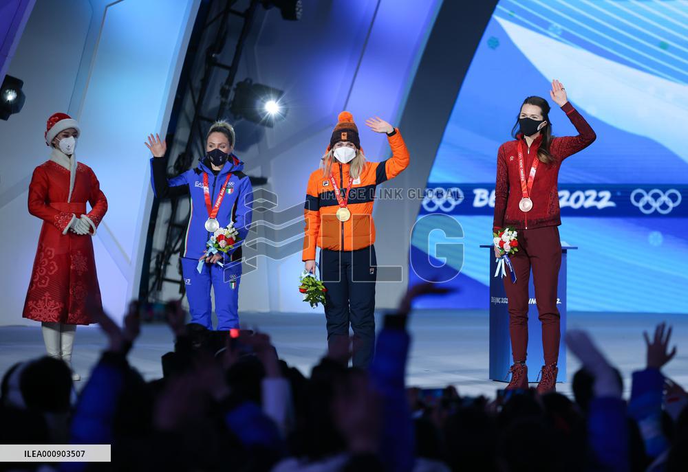 (BEIJING2022)CHINA-BEIJING-OLYMPIC WINTER GAMES-AWARDING CEREMONY (CN)