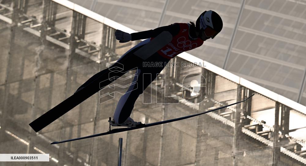 (BEIJING2022) CHINA-ZHANGJIAKOU-OLYMPIC WINTER GAMES-SKI JUMPING-TRAINING (CN)
