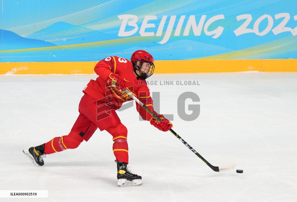 (BEIJING2022)CHINA-BEIJING-OLYMPIC WINTER GAMES-ICE HOCKEY-WOMEN'S PRELIMINARY-CHINA VS JAPAN