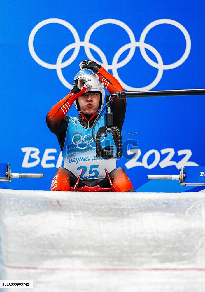 (BEIJING2022)CHINA-BEIJING-YANQING-OLYMPIC WINTER GAMES-LUGE-MEN'S SINGLES-FINAL(CN)