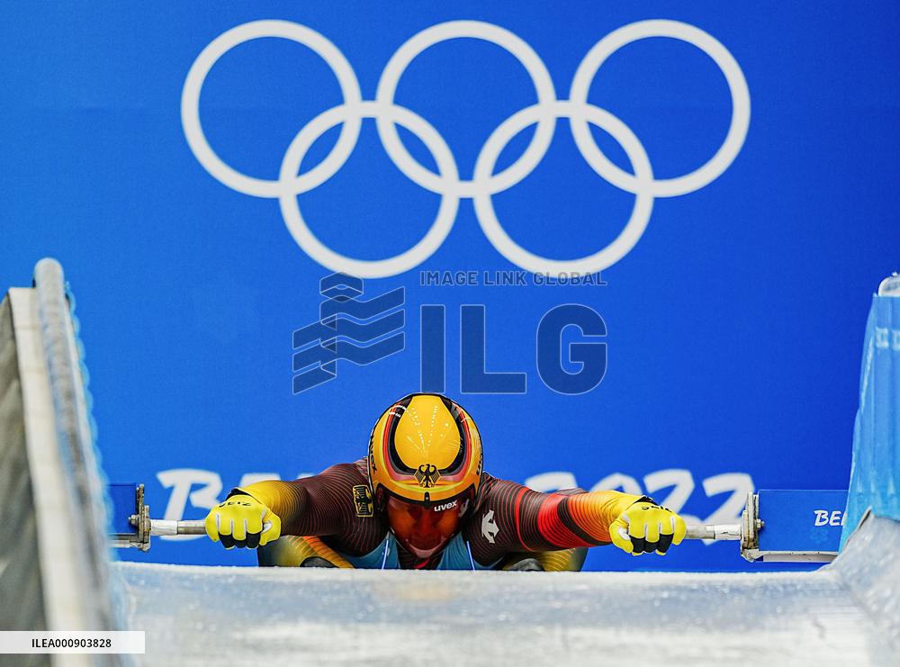 (BEIJING2022)CHINA-BEIJING-YANQING-OLYMPIC WINTER GAMES-LUGE-MEN'S SINGLES (CN)