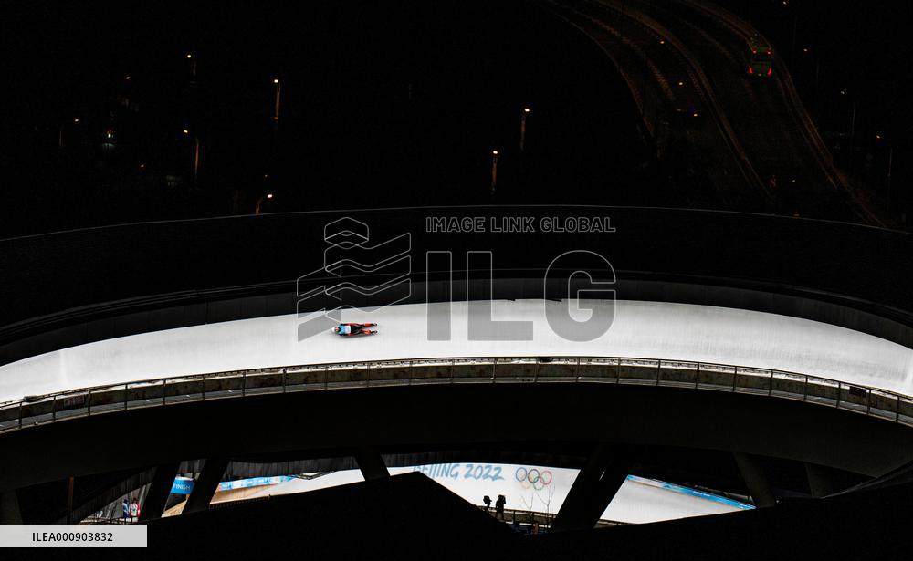 (BEIJING2022)CHINA-BEIJING-YANQING-OLYMPIC WINTER GAMES-LUGE-MEN'S SINGLES (CN)