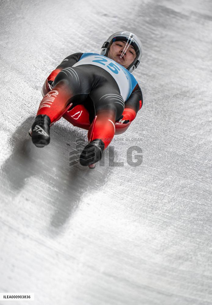 (BEIJING2022)CHINA-BEIJING-YANQING-OLYMPIC WINTER GAMES-LUGE-MEN'S SINGLES (CN)