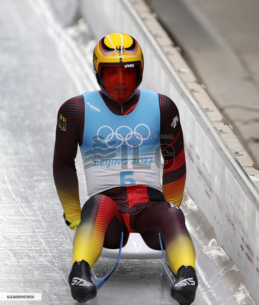 (BEIJING2022)CHINA-BEIJING-YANQING-OLYMPIC WINTER GAMES-LUGE-MEN'S SINGLES (CN)