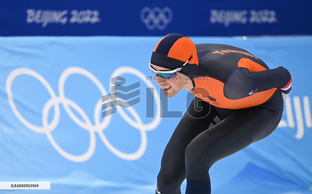 (BEIJING2022)CHINA-BEIJING-OLYMPIC WINTER GAMES-SPEED SKATING-MEN'S 5,000M-FINAL (CN)