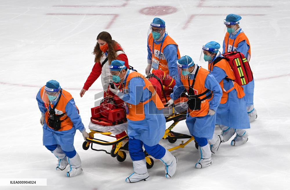 (BEIJING2022)CHINA-BEIJING-OLYMPIC WINTER GAMES-ICE HOCKEY-WOMEN'S PRELIMINARY-CHINA VS JAPAN