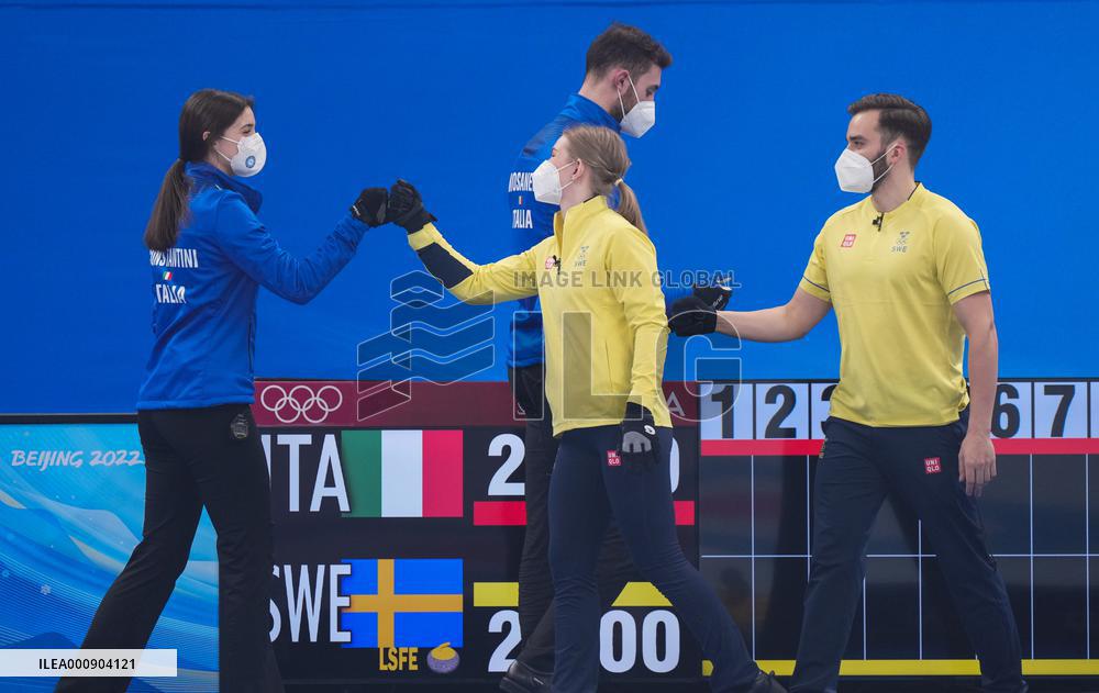 (BEIJING2022)CHINA-BEIJING-WINTER OLYMPIC GAMES-CURLING-MIXED DOUBLES (CN)