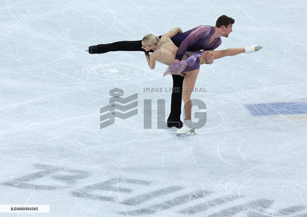 (XHTP)(BEIJING2022)CHINA-BEIJING-FIGURE SKATING-TEAM EVENT-PAIRS-FREE SKATING (CN)