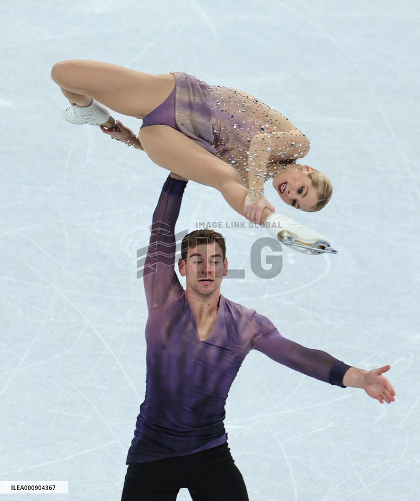 (XHTP)(BEIJING2022)CHINA-BEIJING-FIGURE SKATING-TEAM EVENT-PAIRS-FREE SKATING (CN)