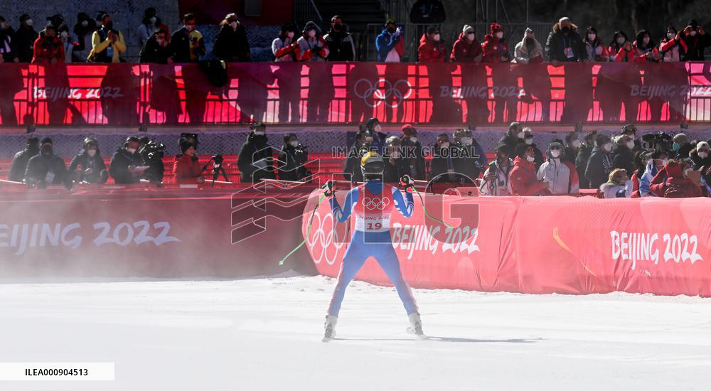 (BEIJING2022) CHINA-BEIJING-OLYMPIC WINTER GAMES-ALPINE SKIING-MEN'S DOWNHILL (CN)