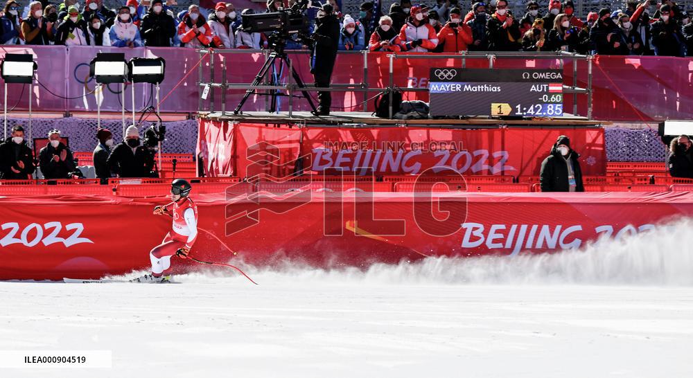 (BEIJING2022) CHINA-BEIJING-OLYMPIC WINTER GAMES-ALPINE SKIING-MEN'S DOWNHILL (CN)