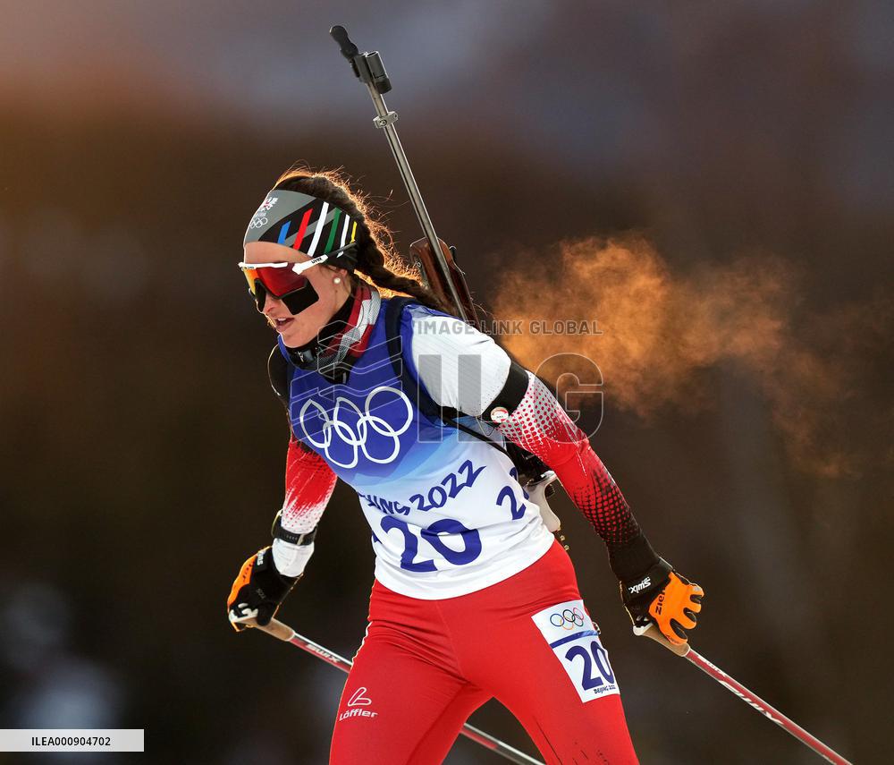 (BEIJING2022)CHINA-ZHANGJIAKOU-OLYMPIC WINTER GAMES-BIATHLON-WOMEN'S 15KM INDIVIDUAL (CN)