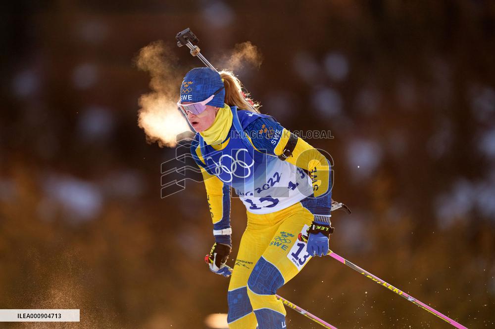 (BEIJING2022)CHINA-ZHANGJIAKOU-OLYMPIC WINTER GAMES-BIATHLON-WOMEN'S 15KM INDIVIDUAL (CN)