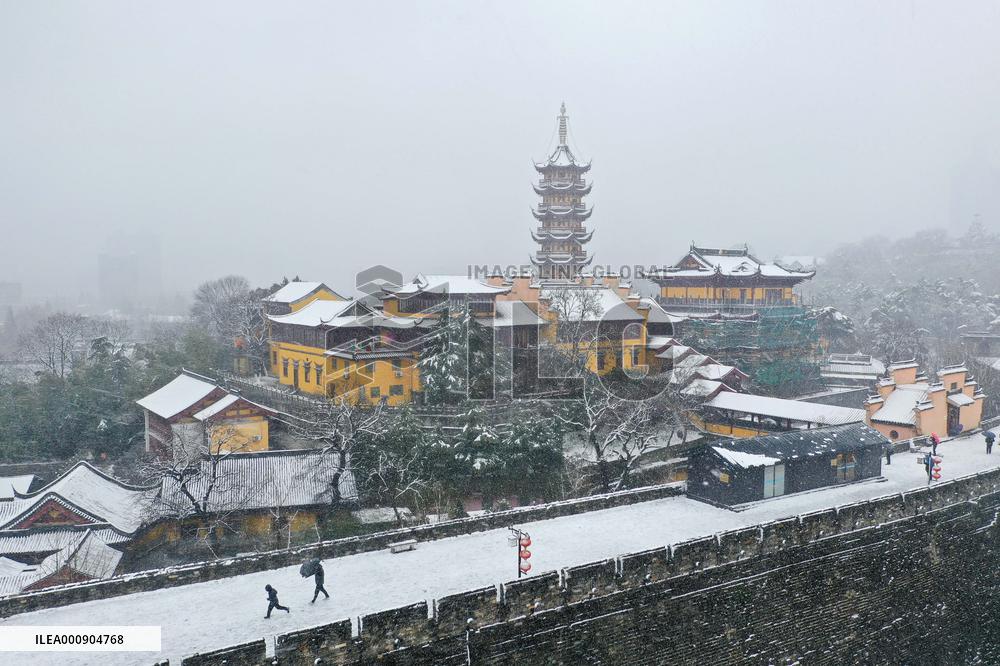 CHINA-JIANGSU-NANJING-SNOW (CN)