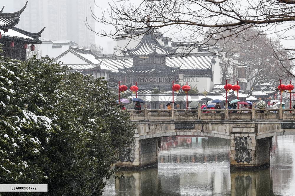 CHINA-JIANGSU-NANJING-SNOW (CN)
