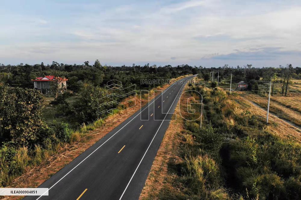 CAMBODIA-KRATIE-CHINA-BUILT ROAD-INAUGURATION