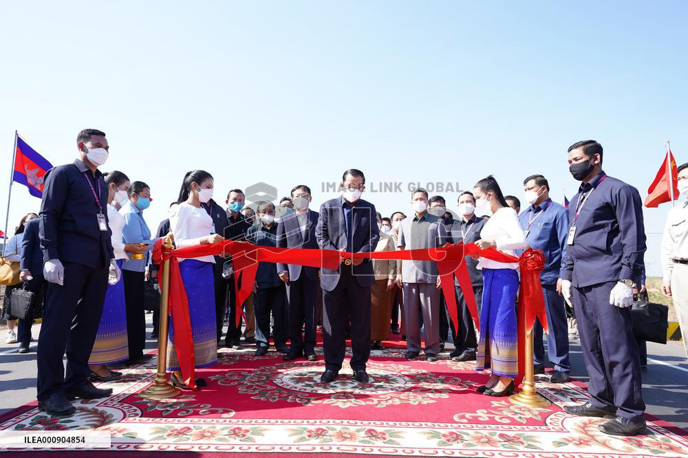 CAMBODIA-KRATIE-CHINA-BUILT ROAD-INAUGURATION