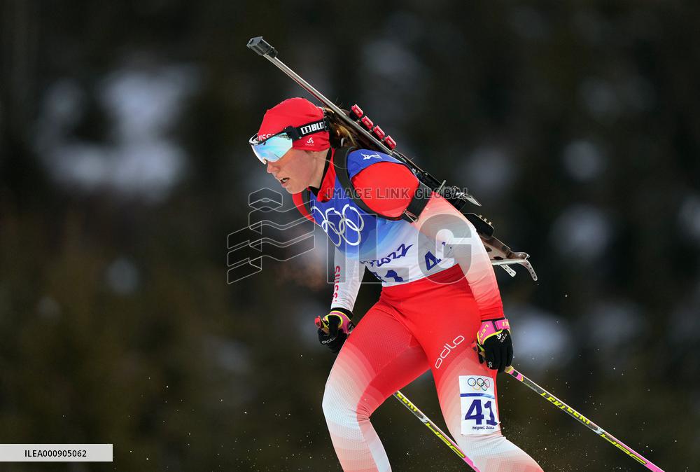 (BEIJING2022)CHINA-ZHANGJIAKOU-OLYMPIC WINTER GAMES-BIATHLON-WOMEN'S 15KM INDIVIDUAL (CN)