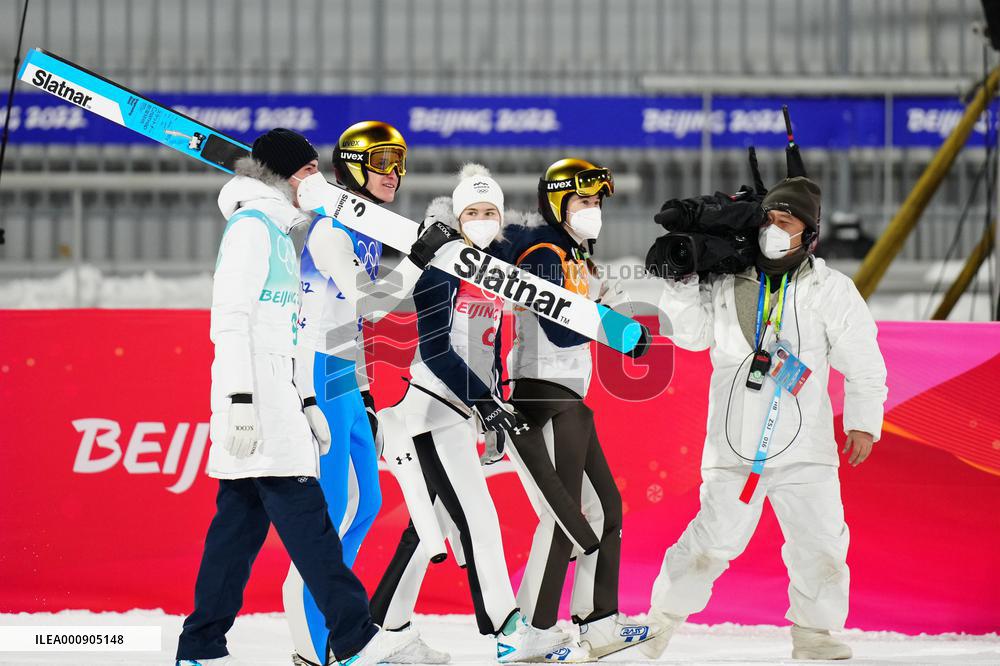 (BEIJING2022) CHINA-ZHANGJIAKOU-OLYMPIC WINTER GAMES-SKI JUMPING-MIXED TEAM(CN)