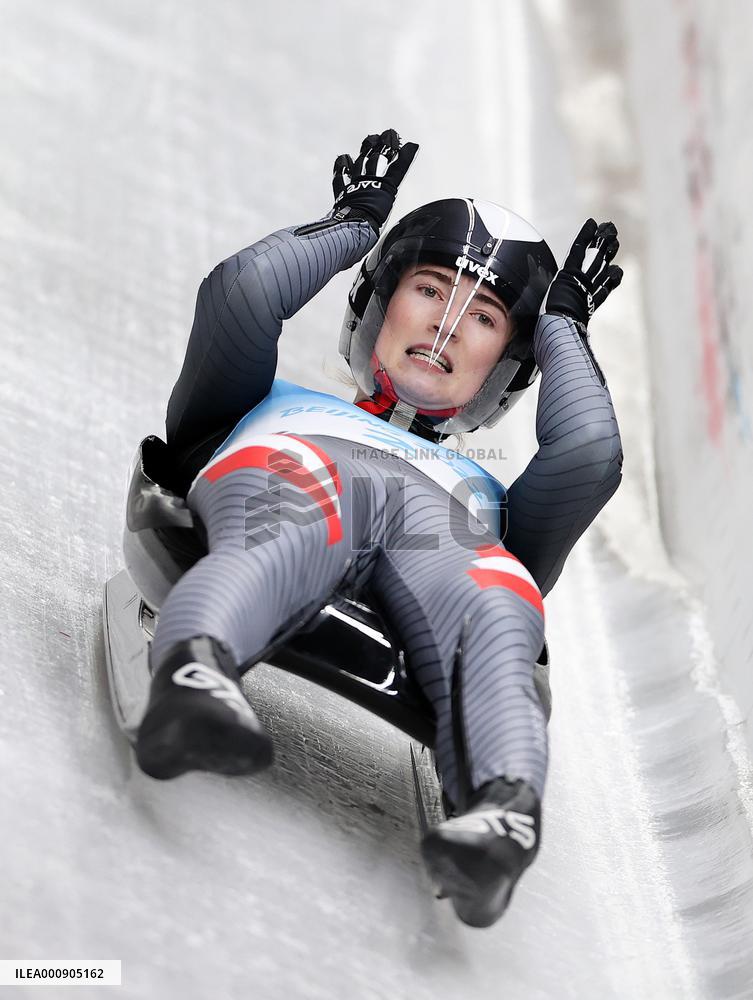 (BEIJING2022)CHINA-BEIJING-YANQING-OLYMPIC WINTER GAMES-LUGE-WOMEN'S SINGLES (CN)