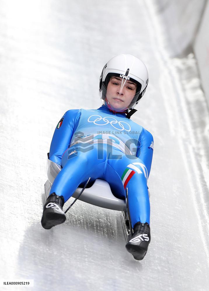 (BEIJING2022)CHINA-BEIJING-YANQING-OLYMPIC WINTER GAMES-LUGE-WOMEN'S SINGLES (CN)