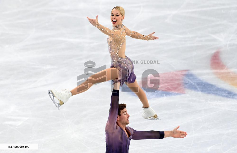 (XHTP)(BEIJING2022)CHINA-BEIJING-FIGURE SKATING-TEAM EVENT-PAIRS-FREE SKATING (CN)
